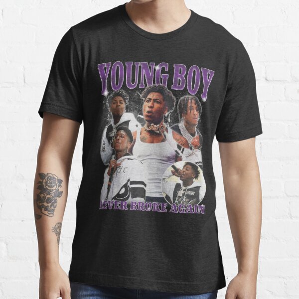 YoungBoy Never Broke Again Rap Shirt, Y2K 90s Hiphop Merch V