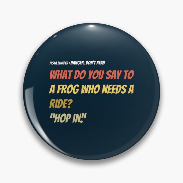 Item preview, Frog Tesla Bumper  designed and sold by VernaAbernathy.