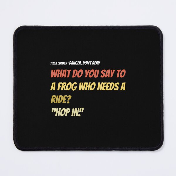 Item preview, Frog Tesla Bumper designed and sold by VernaAbernathy.
