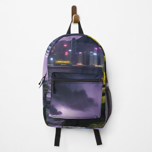 Item preview, Iconic World Landmarks During A Thunderstorm: Hong Kong Harbor designed and sold by MusicalArtisty.