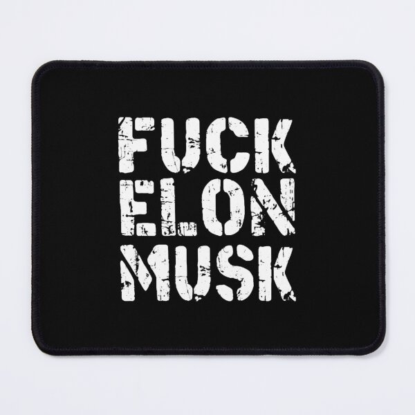 Item preview, fuck elon musk elontesla bumper designed and sold by VernaAbernathy.