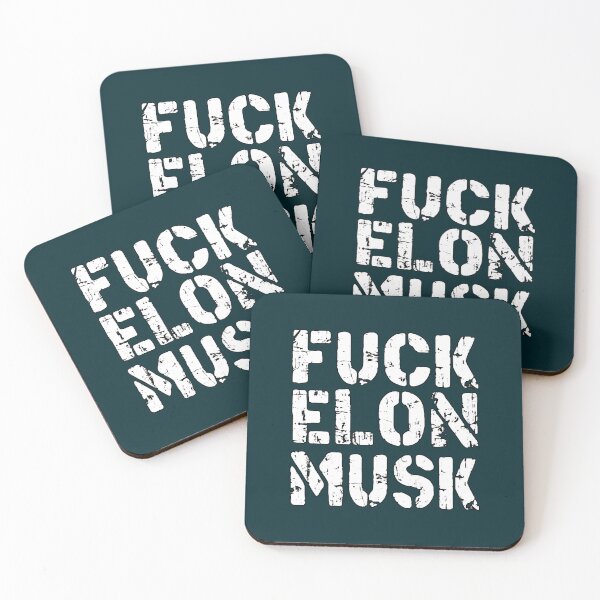Item preview, fuck elon musk elontesla bumper designed and sold by VernaAbernathy.