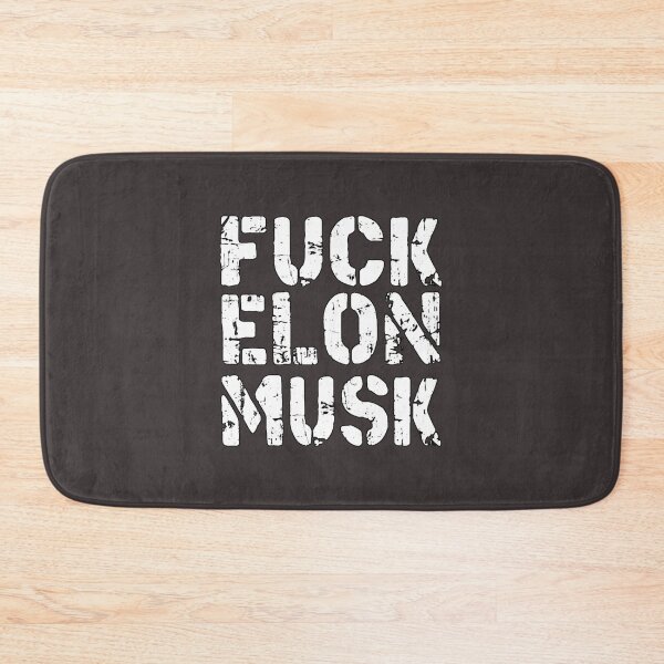 Item preview, fuck elon musk elontesla bumper designed and sold by VernaAbernathy.
