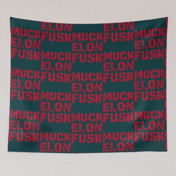Item preview, fuck elon musk muck elon fusktesla bumper designed and sold by VernaAbernathy.