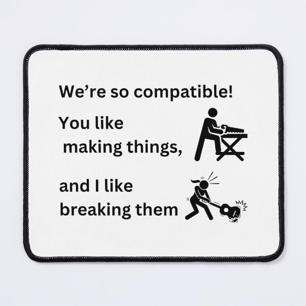 Item preview, We're so compatible designed and sold by teaEarl-GreyHot.