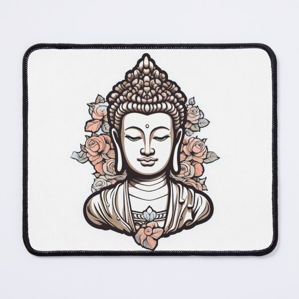 Item preview, Buddha Black White ,buddha Modern art , buddha Modern art home decoration designed and sold by MartynGrey.