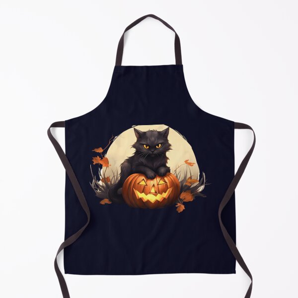 Item preview, Black cat with halloween pumpkin designed and sold by Ludionyx.