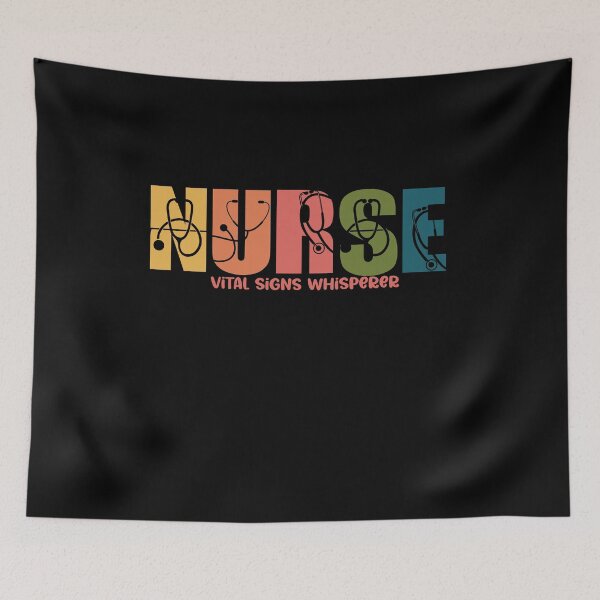 Item preview, NURSE with stethoscope and Vital Signs Whisperer, Nurse pride shirt, Healthcare professional apparel designed and sold by ShoniwDesigns.