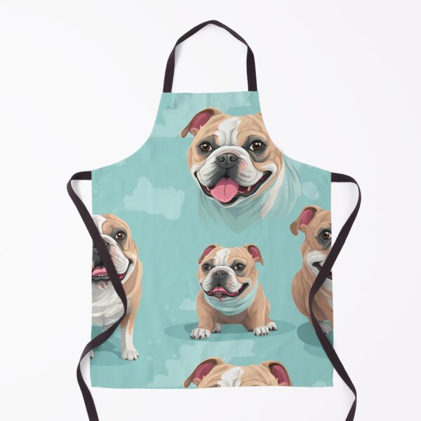 Item preview, A smiling bulldog radiates joy, warmth, and playful spirit. designed and sold by StrawberryJolly.
