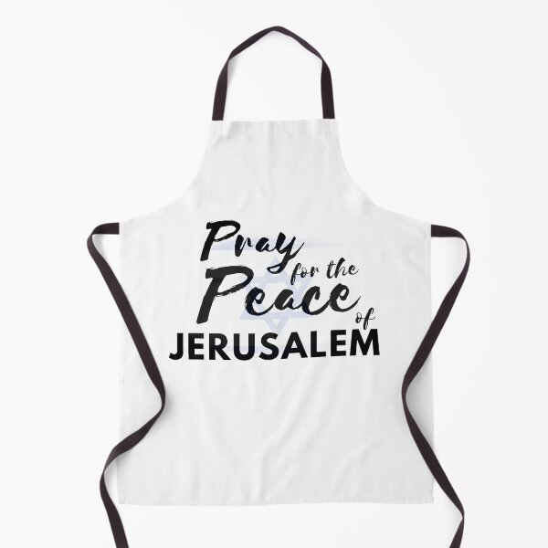 Item preview, Pray for the Peace of Jerusalem | Israel Flag overlaid with Psalm 122:6 designed and sold by WordsToArt.