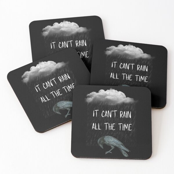 Item preview, Crow - It Can't Rain All The Time designed and sold by BubonicCowboy.