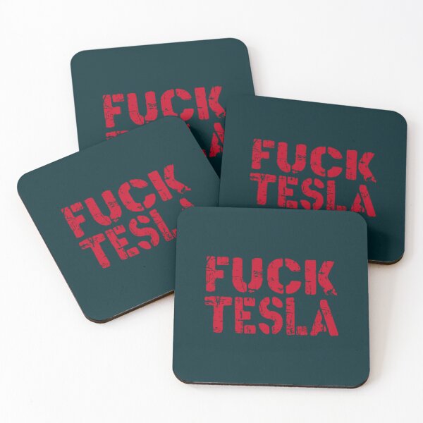 Item preview, fuck tesla tuck feslatesla bumper  designed and sold by VernaAbernathy.
