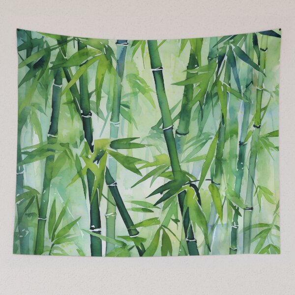 Item preview, Bamboo Essence: Abstract Watercolor in Traditional Japanese Style designed and sold by aricutcia.