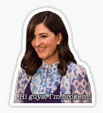 Janet is boken Sticker