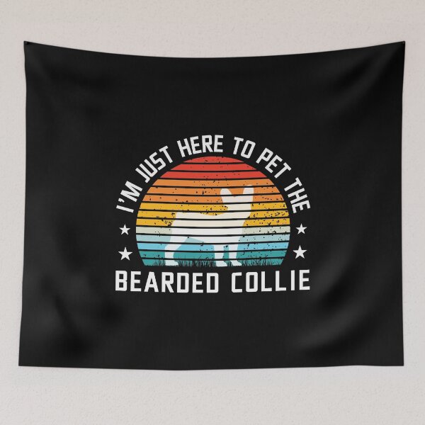Item preview, Beautiful Bearded Collie - kawaii designed and sold by GlunmanStore.