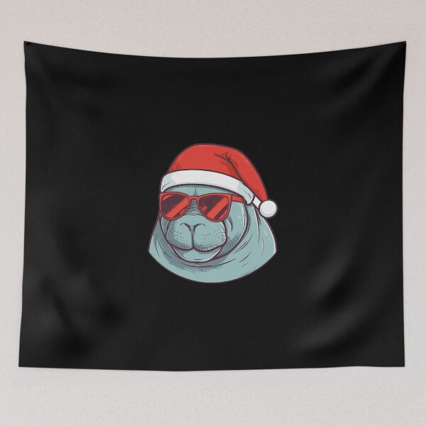 Item preview, christmas manatee designed and sold by Teescount.