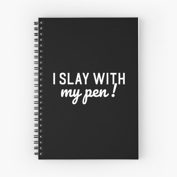 Item preview, Writer's motivation I slay with my pen designed and sold by shmodev.