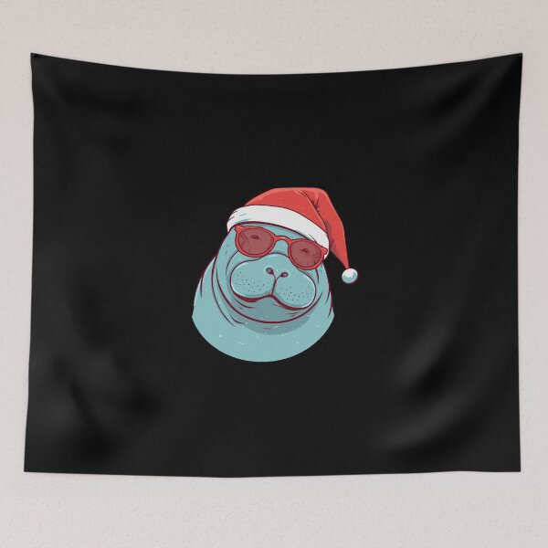 Item preview, christmas manatee designed and sold by Teescount.