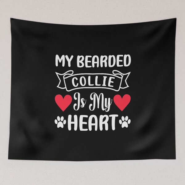 Item preview, Beautiful Bearded Collie - kawaii designed and sold by GlunmanStore.