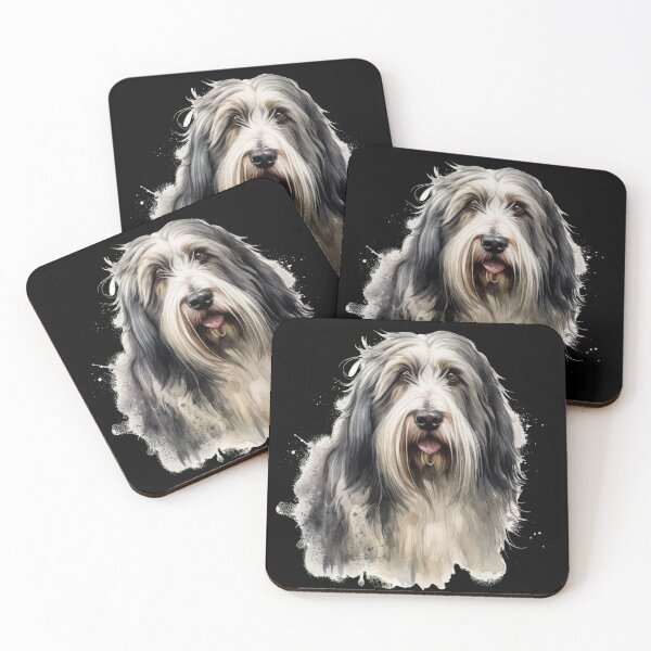 Item preview, Beautiful Bearded Collie - kawaii designed and sold by GlunmanStore.