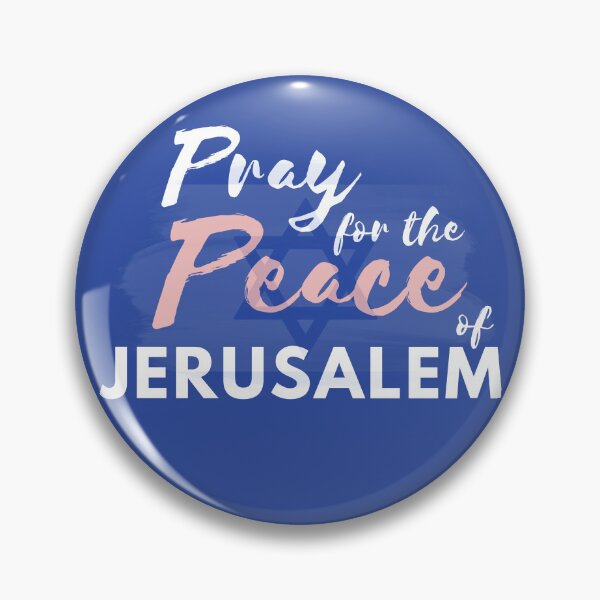 Item preview, Pray for the Peace of Jerusalem | Israeli Flag overlaid with Psalm 122:6 designed and sold by WordsToArt.