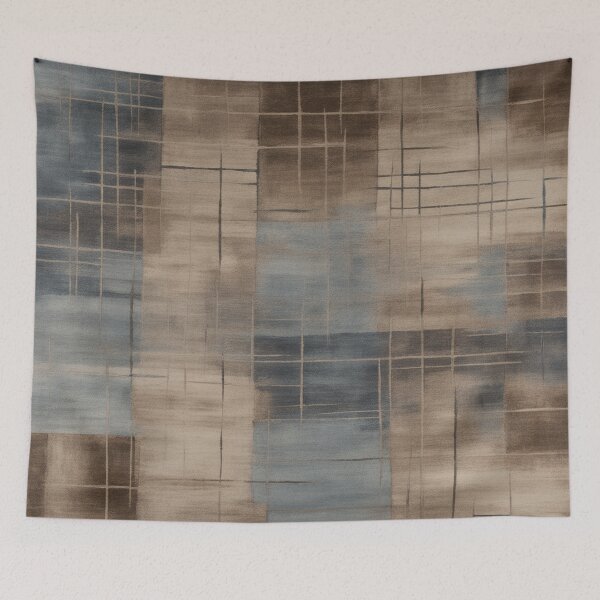 Item preview, a close up of a rug with squares on it designed and sold by Enga6.