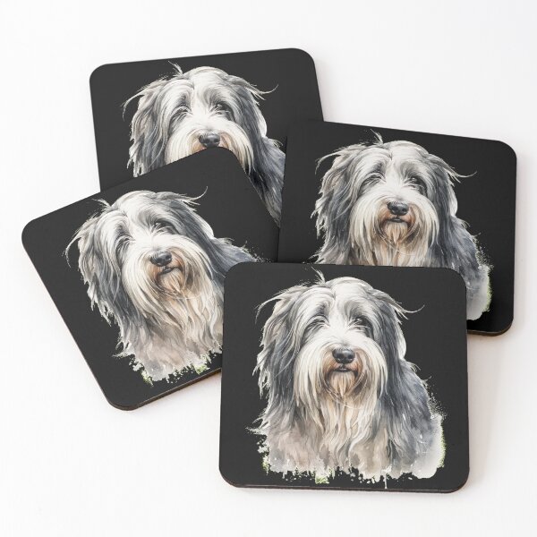 Item preview, Beautiful Bearded Collie - kawaii designed and sold by GlunmanStore.