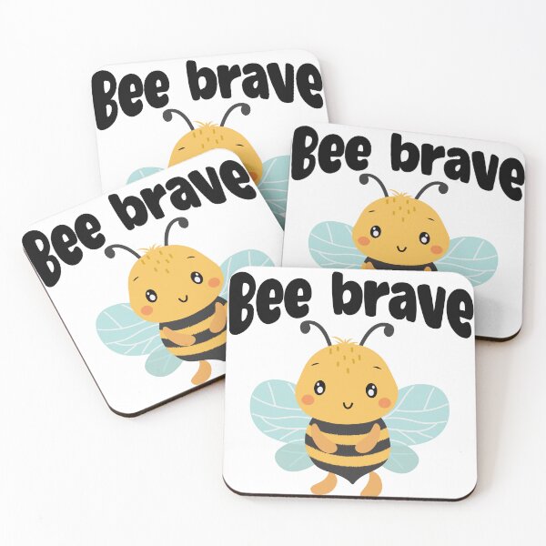 Item preview, «Be brave» Cute design designed and sold by coloryourwings.