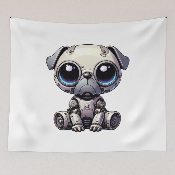 Item preview, Robo-Pug! designed and sold by kukamatsu.