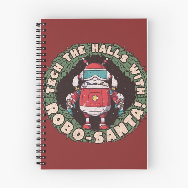 Item preview, Tech the Halls with Robo-Santa! No Boarder designed and sold by GrymGear.