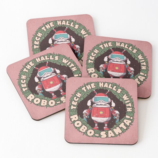 Item preview, Tech the Halls with Robo-Santa! No Boarder designed and sold by GrymGear.