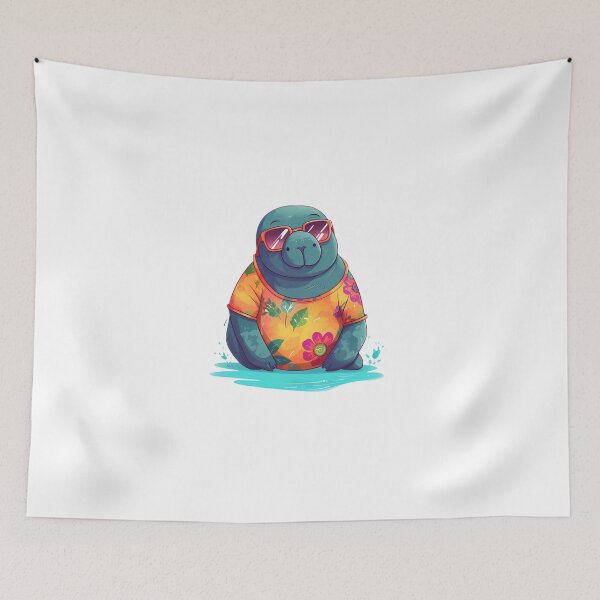 Item preview, manatee hawaiian designed and sold by Teescount.