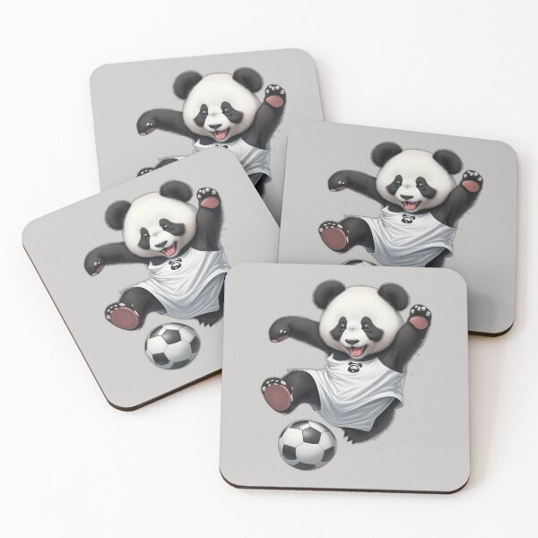 Item preview, Panda Playing Football | Sporty Animals designed and sold by TheArtAlchemy.