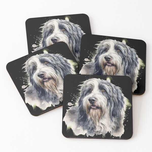 Item preview, Beautiful Bearded Collie - kawaii designed and sold by GlunmanStore.