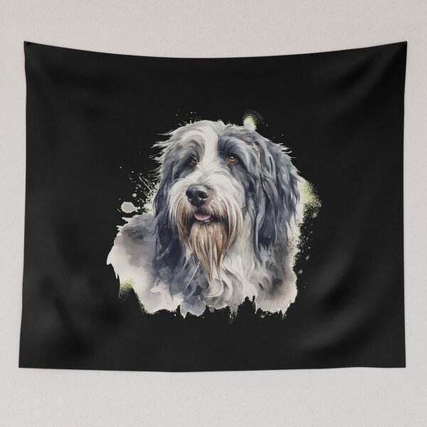 Item preview, Beautiful Bearded Collie - kawaii designed and sold by GlunmanStore.