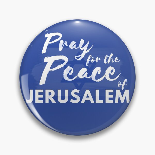 Item preview, Pray for the Peace of Jerusalem | Flag of Israel overlaid with Psalm 122:6 designed and sold by WordsToArt.