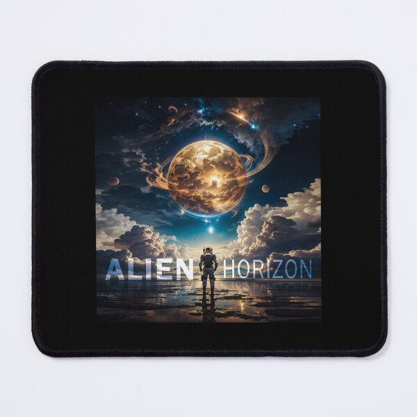 Item preview, Alien Horizon - Cosmic Astronaut Tee designed and sold by teecraftstudios.