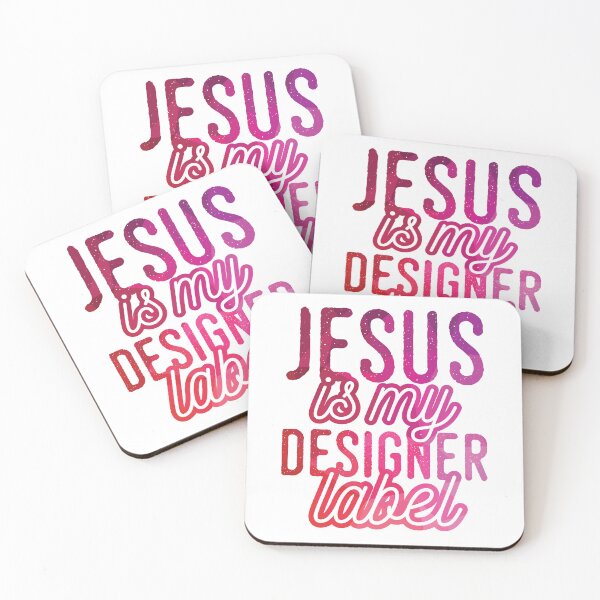 Item preview, Jesus is my Designer Colorful Label Christian Design designed and sold by Angela Cini.