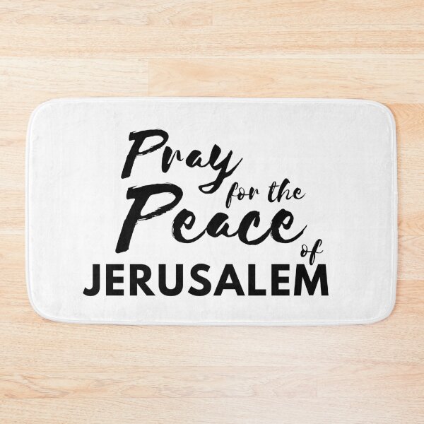 Item preview, Pray for the Peace of Jerusalem | Psalm 122:6 designed and sold by WordsToArt.