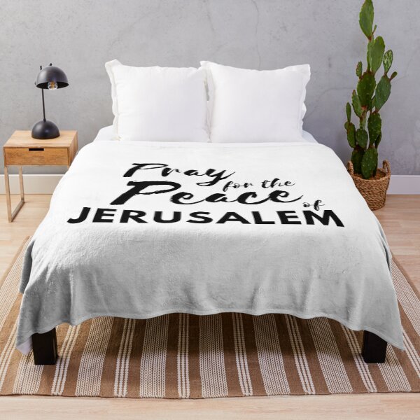 Item preview, Pray for the Peace of Jerusalem | Psalm 122:6 designed and sold by WordsToArt.