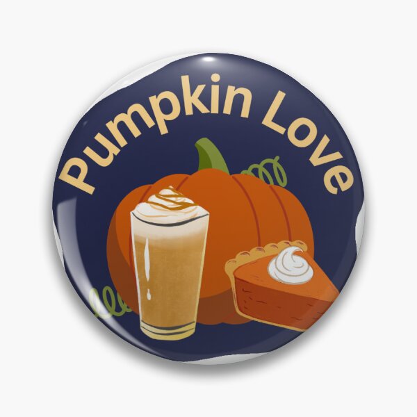 Item preview, Fall Pumpkin Love Graphic with Pumpkin Spice Latte and Pumpkin Pie designed and sold by Esme Campbell.