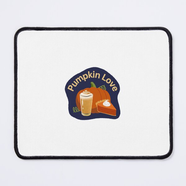 Item preview, Fall Pumpkin Love Graphic with Pumpkin Spice Latte and Pumpkin Pie designed and sold by Esme Campbell.