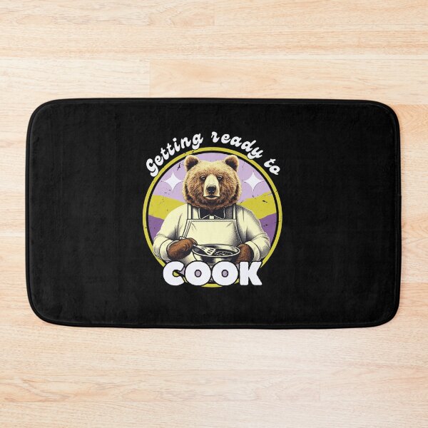 Item preview, Retro Bear Getting Ready to Cook designed and sold by ElLocoMus.