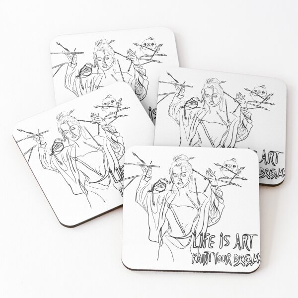 Item preview, Life is Art Paint your Dreams designed and sold by BrushEcho.