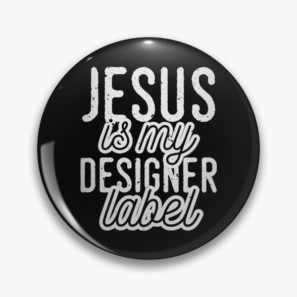 Item preview, Jesus is my Designer Colorful Label Christian Design designed and sold by Angela Cini.