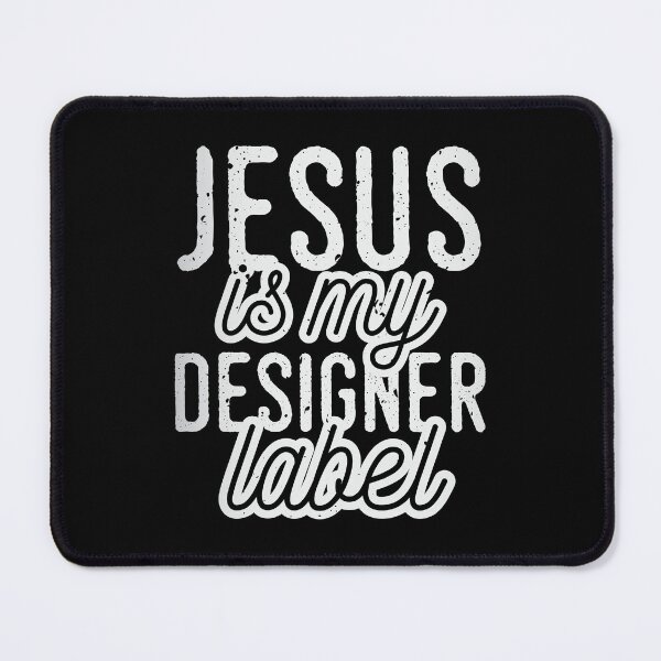 Item preview, Jesus is my Designer Colorful Label Christian Design designed and sold by Angela Cini.