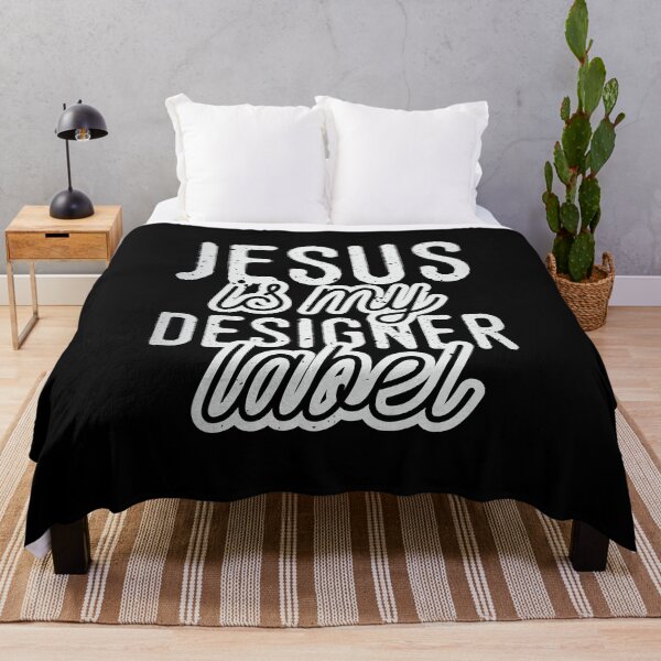 Item preview, Jesus is my Designer Colorful Label Christian Design designed and sold by Angela Cini.