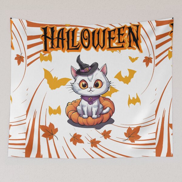 Item preview, Halloween Cat 5 designed and sold by ThanaDesign.
