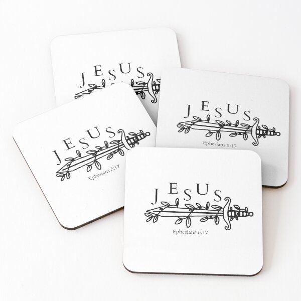 Item preview, Jesus and the Sword of the Spirit designed and sold by Palm Leaf Nation.