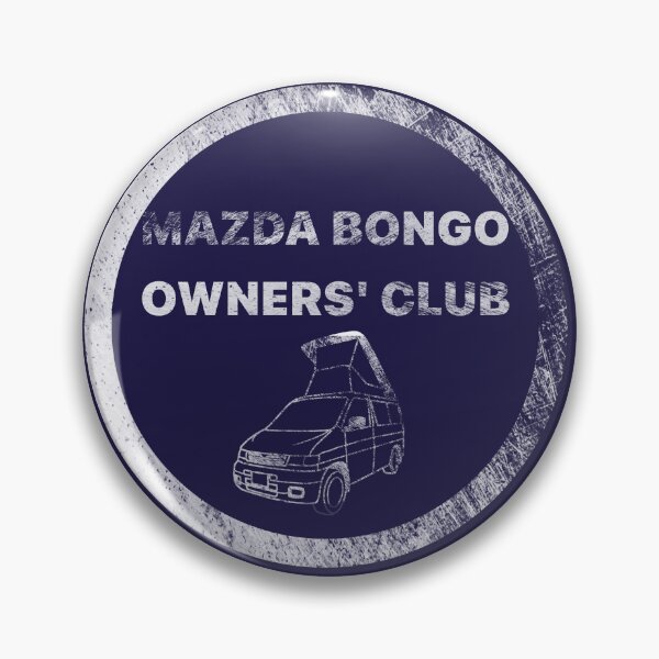 Item preview, Mazda Bongo Owners' Club White circle vintage design designed and sold by LocalOddball.